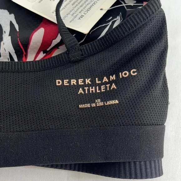 Athleta DEREK LAM IOC Limited Edition Printed Gramercy Bra Size XS NWT - Picture 5 of 7